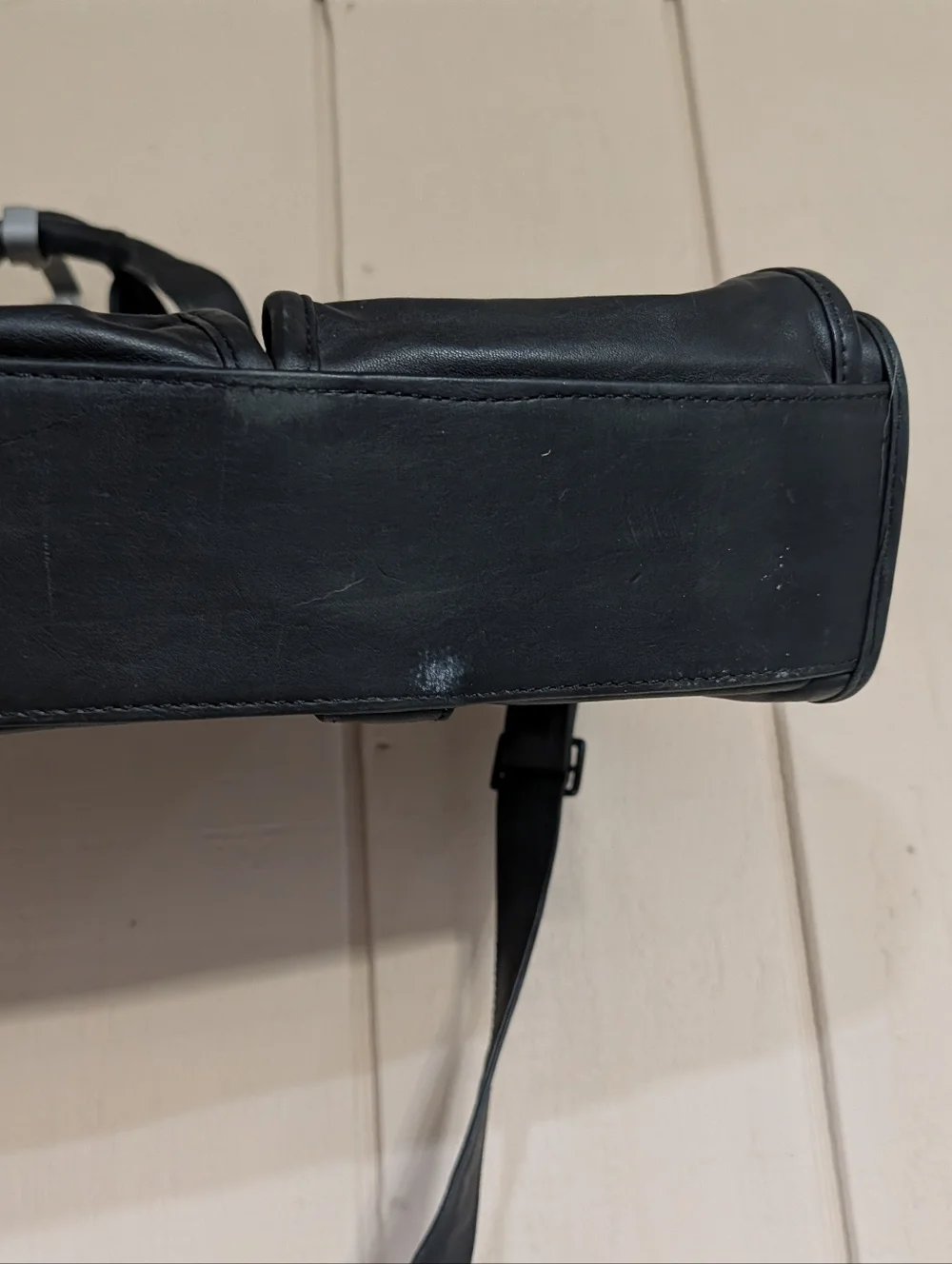 Vintage 90s Tumi‎ Red Label Professional Series Black Leather Laptop Briefcase